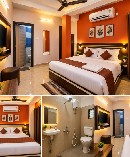 Premium hotel room at Hotel Chinar Heavens