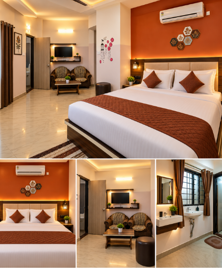 Hotel room at Hotel Chinar Heavens